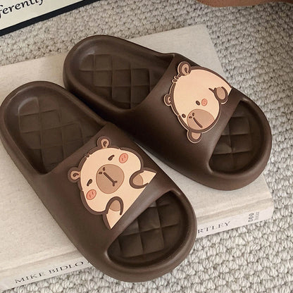 Capybara Thick Slippers