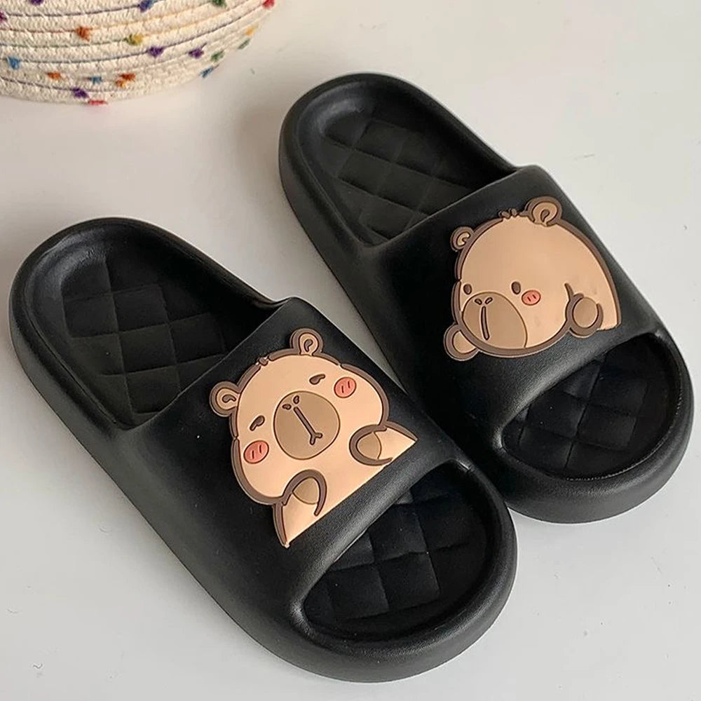 Capybara Thick Slippers